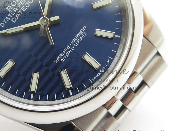 0211 DateJust 36 SS 126200 BP Maker 1:1 Best Edition New Blue Dial on Jubilee Bracelet Resilient 2529